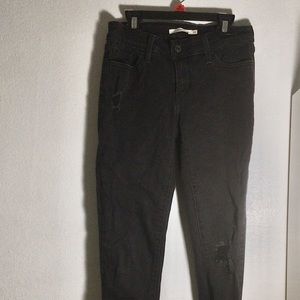 Levi’s 711 Black Skinny Jeans
